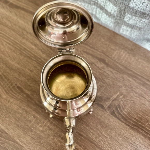 Brand New Moroccan Large Tea Pot Handmade. Silver Made In Morocco Fez. 5 cups - Picture 6 of 9